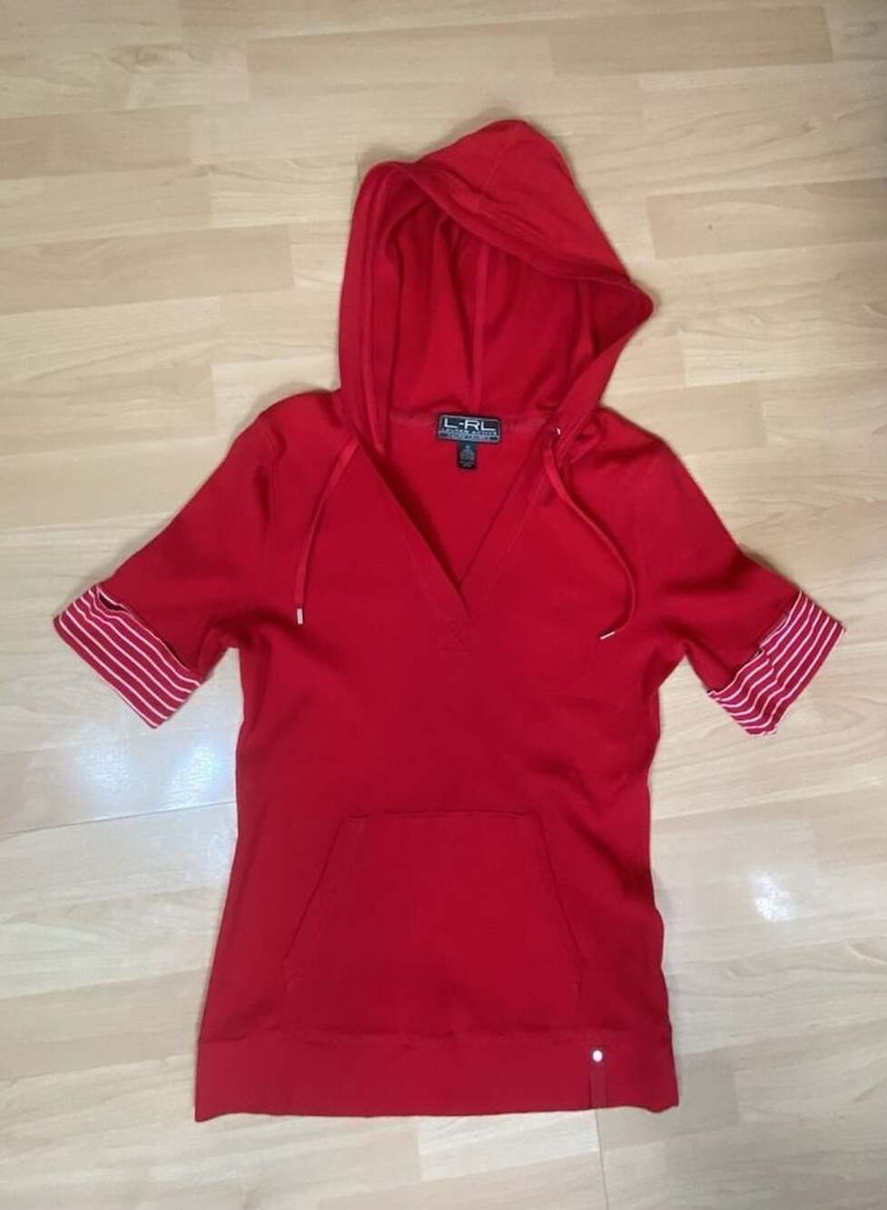 Vintage ‘90s Lauren Active Ralph Lauren Short Sleeve Hoodie Size M